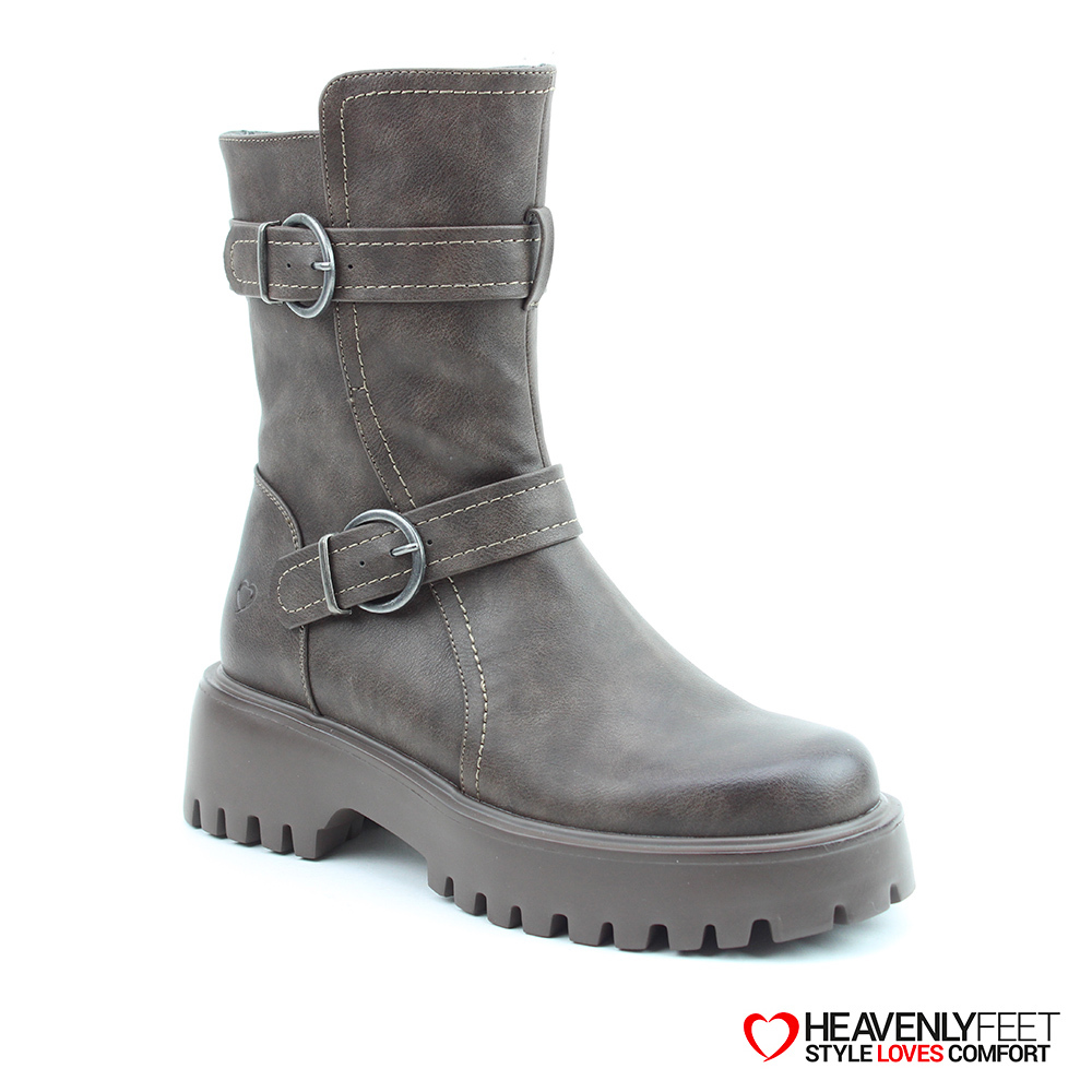 【HEAVENLY FEET】英國舒適品牌 | Litesoles®輕量鞋底  | Tatianna 霧灰