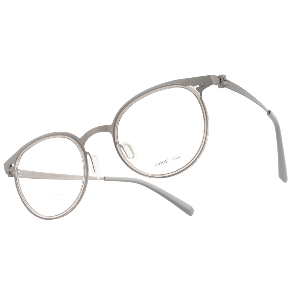 【VYCOZ】SEEK GRY 薄鋼系列 文青圓框光學眼鏡