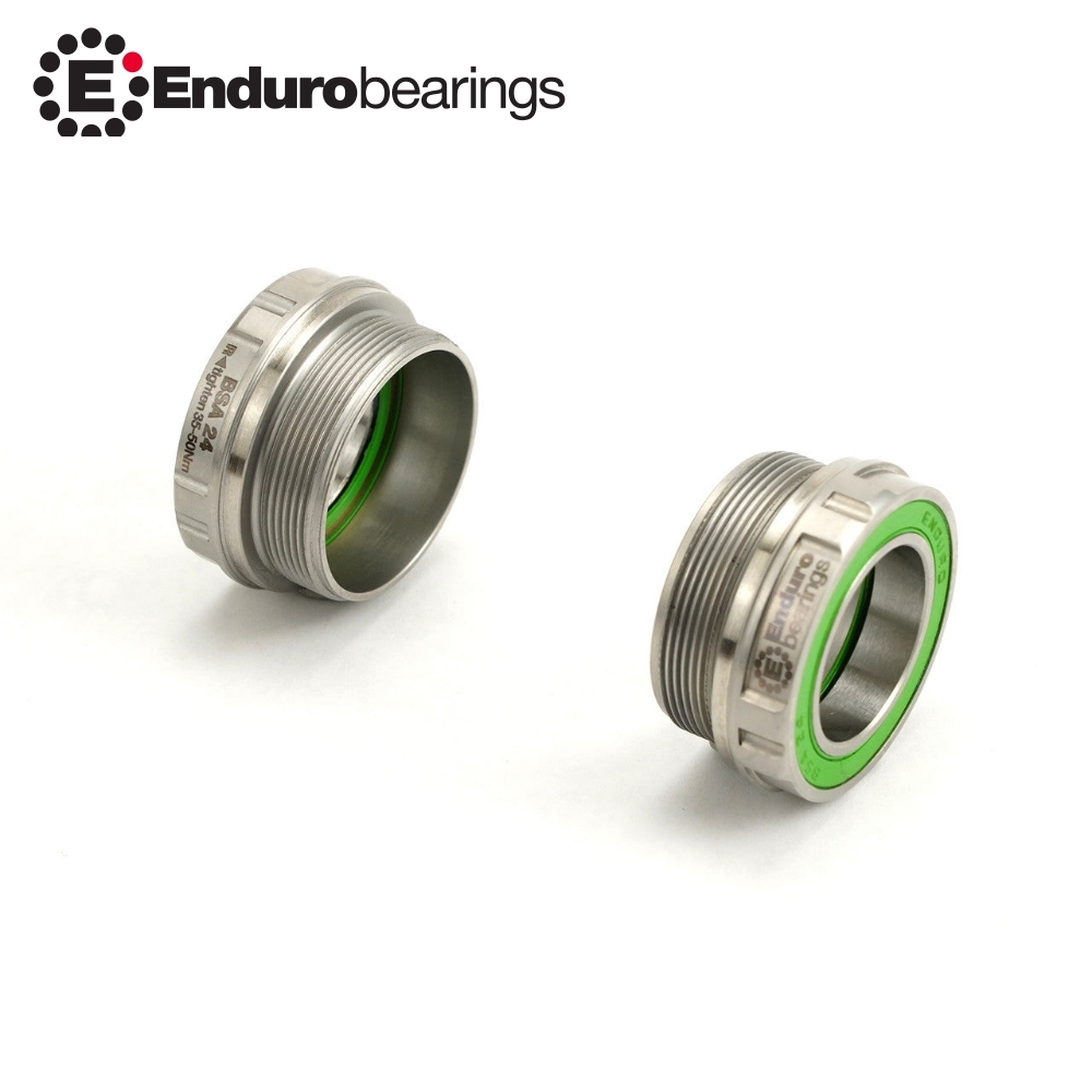 BSA24 24mm大盤軸心,BSA 鎖牙式BB, Maxhit 440C不鏽鋼鋼珠培林 for BSA 五通與24mm大盤軸心(如Shimano)