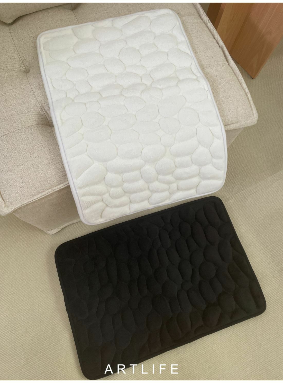 腳下的鵝卵石 防滑地墊