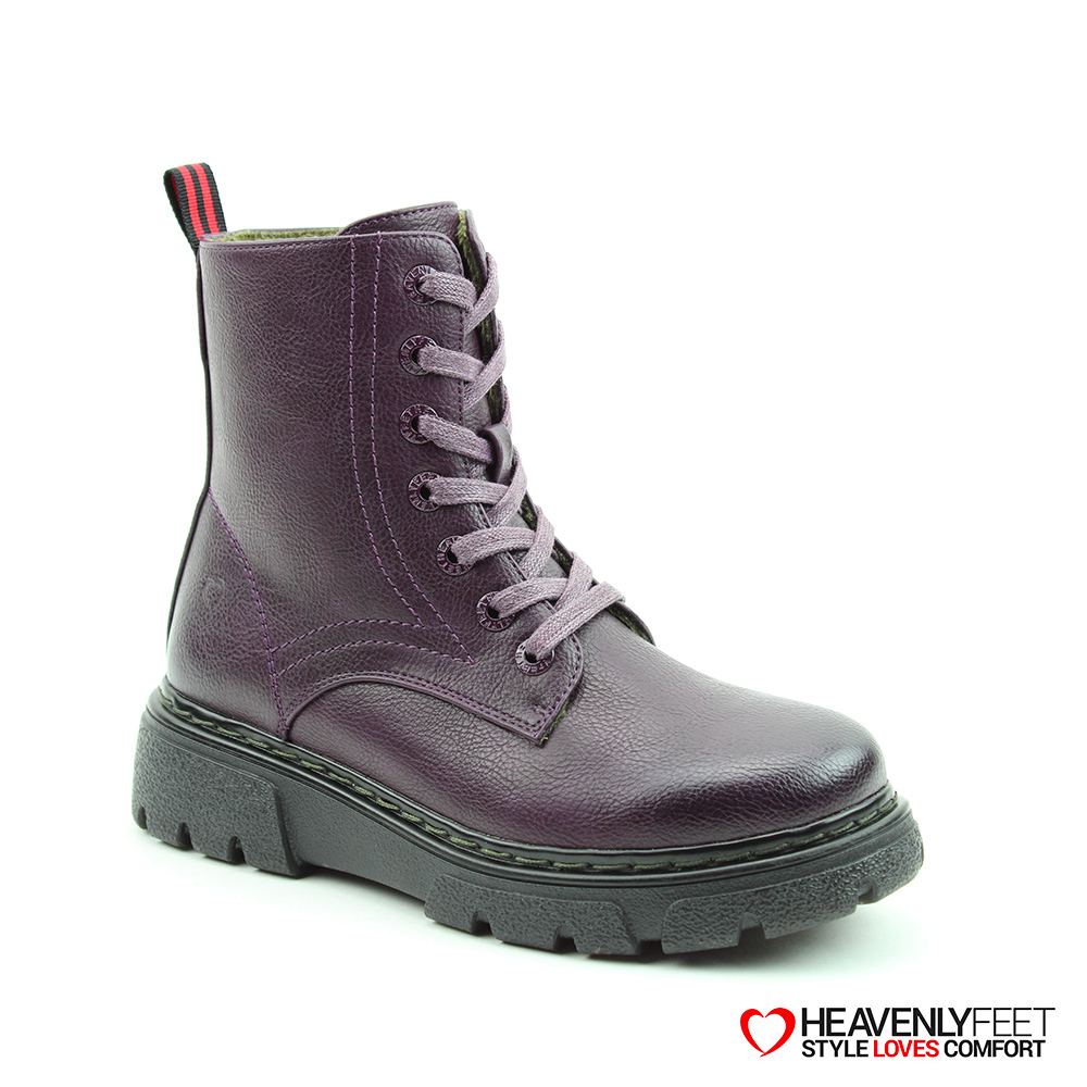 【HEAVENLY FEET】英國舒適品牌 | Trentino防水靴 紫色