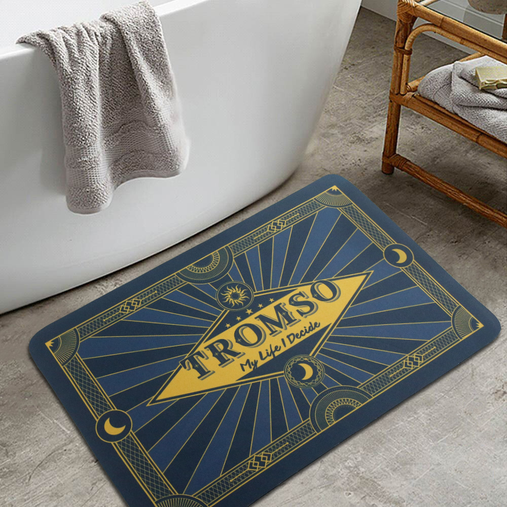 科技絨舒柔吸水地墊-晨星藍韻BS-881