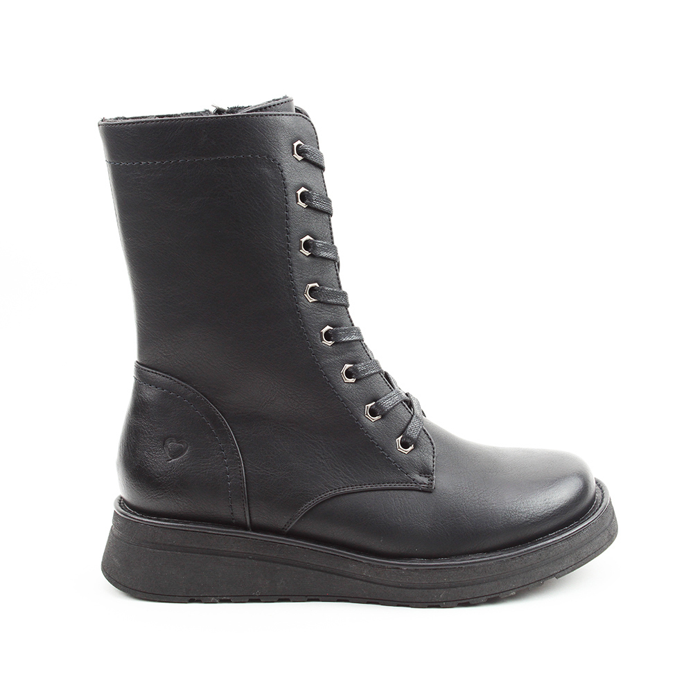 【HEAVENLY FEET】英國舒適品牌 | Martina4中筒靴 黑色