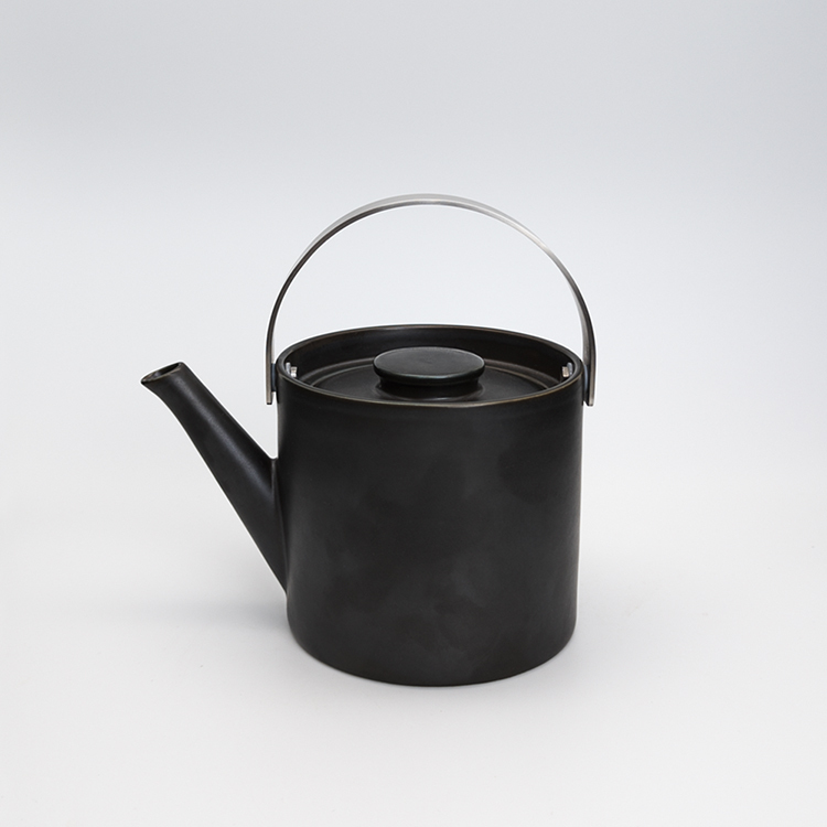 時雨壺/鋼把漆石黑(500ml)