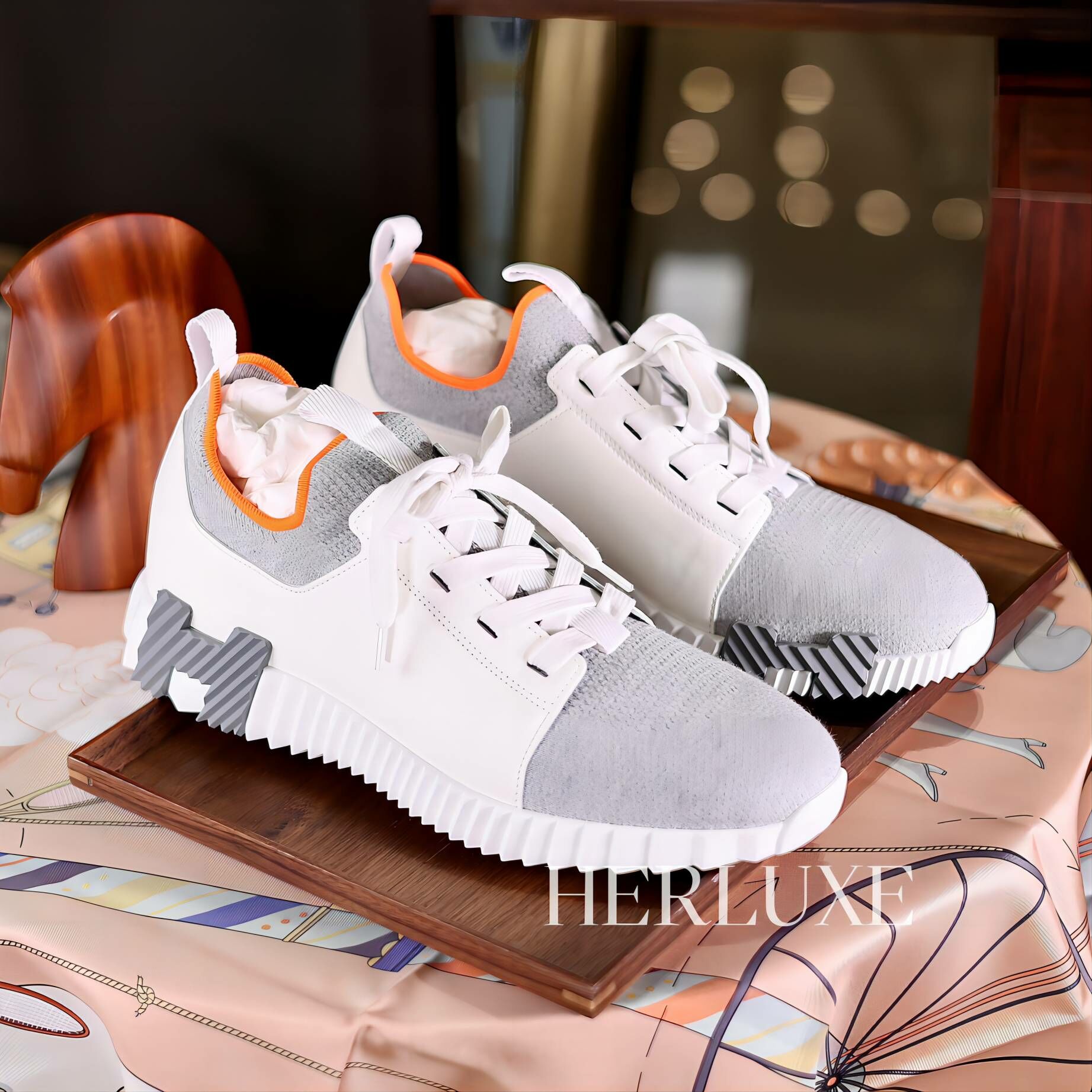 Depart sneaker gris blanc size:43