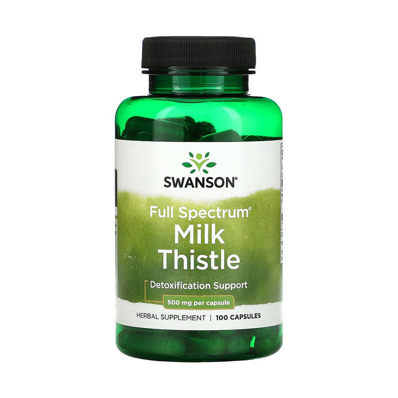 Swanson Premium Milk Thistle 500mg, 100 Caps