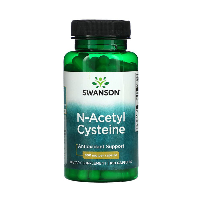 Swanson Premium N-Acetyl Cysteine ,600 mg , 100 Capsules