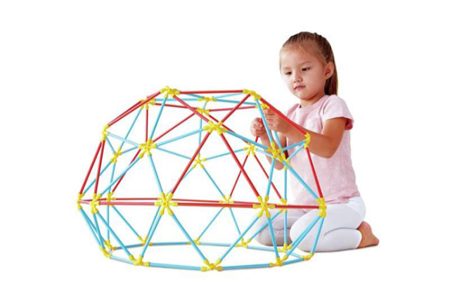 Hape 創意竹棒 穹頂拱橋套組