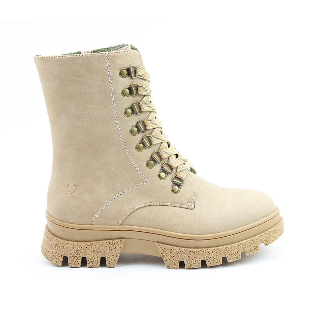 【HEAVENLY FEET】英國舒適品牌 | Driscoll繫帶中筒靴 石質人造磨砂革