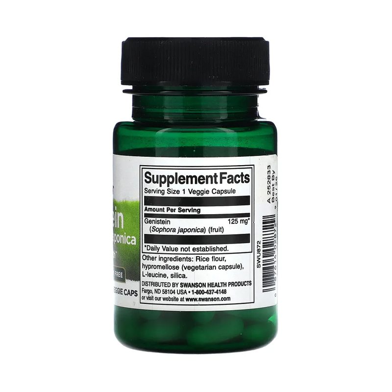 Swanson Ultra Soy-Free Genistein,125 mg, 60 Veggie Capsules