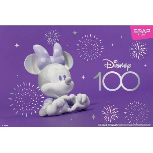 Soap Studio 迪士尼100周年米奇和米妮款愛心迷你半胸像