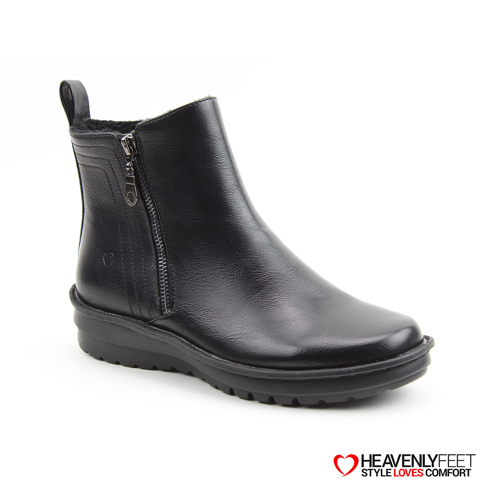 【HEAVENLY FEET】英國舒適品牌 | Patti踝靴 黑色