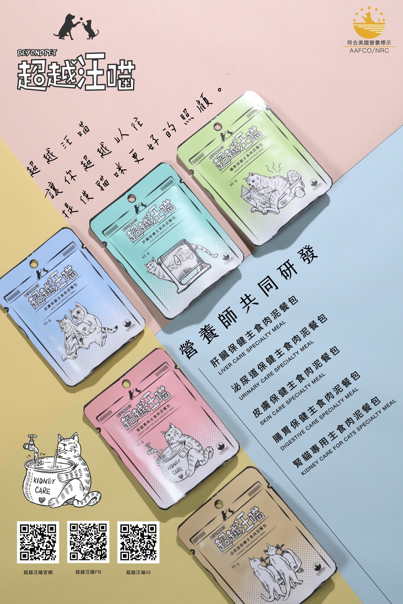 超越汪喵 主食肉泥餐包 40g