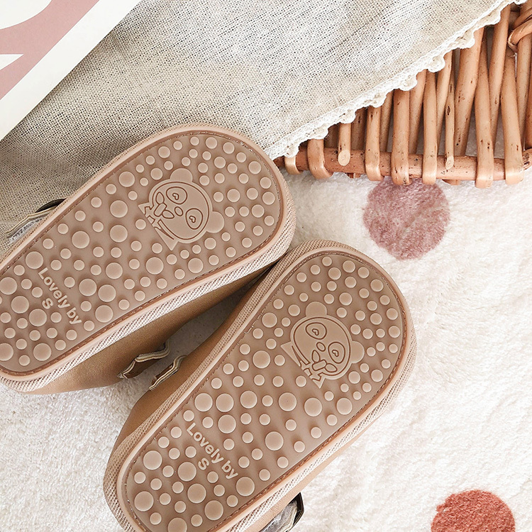 復古風寶寶學步娃娃鞋