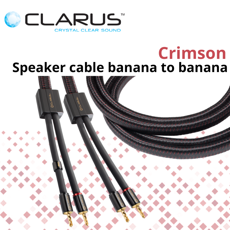Clarus Crimson 旗艦喇叭線 (PC-OCC/單晶體超純銅) (1對)