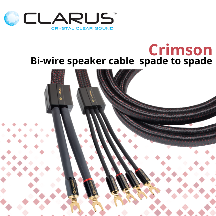 Clarus Crimson 旗艦 Bi-Wire 喇叭線 (單結晶超純銅/PC-OCC) (1對)