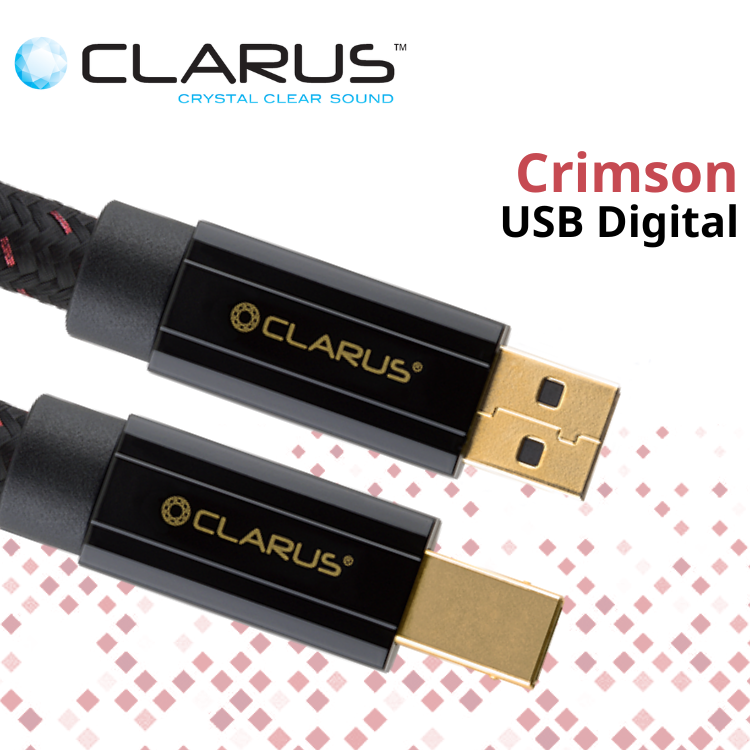 Clarus Crimson 旗艦USB 數碼線 (單結晶超純銅鍍銀/PC-OCC)  (1條)