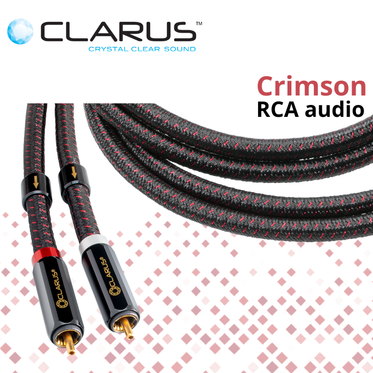 Clarus Crimson 旗艦單端模擬音頻RCA接線 (單結晶超純銅/PC-OCC) (1對)
