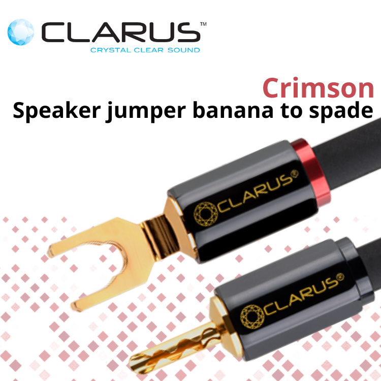 Clarus Crimson 旗艦喇叭跳線 (單結晶超純銅/PC-OCC) (共兩聲道使用)