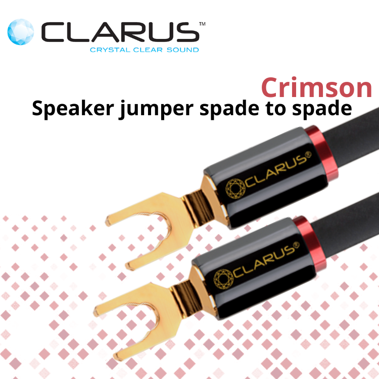 Clarus Crimson 旗艦喇叭跳線 (單結晶超純銅/PC-OCC) (共兩聲道使用)