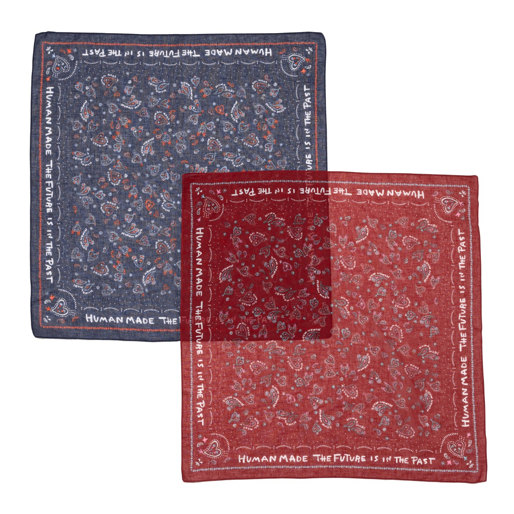 2023AW HUMAN MADE PAISLEY BANDANA 變形蟲 大 小 方巾 2色 現貨