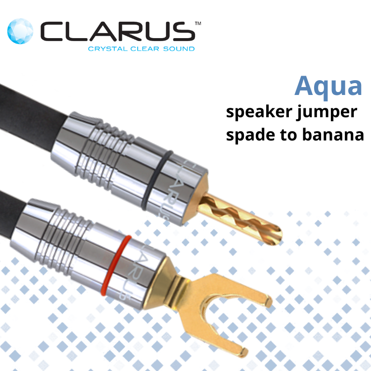 Clarus Aqua 喇叭跳線 (單結晶超純銅/PC-OCC) (共兩聲道使用)