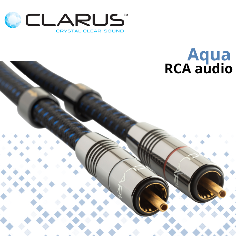 Clarus Aqua 單端模擬音頻RCA接線 (單結晶超純銅/PC-OCC) (1對)