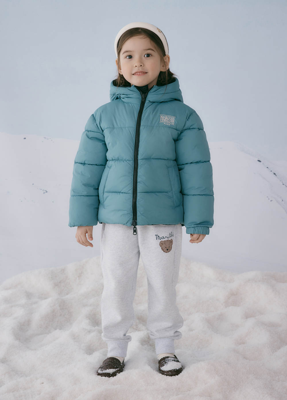 Marithe Francois Girbaud ENFANT MARI BEAR SWEAT PANTS light heather gray