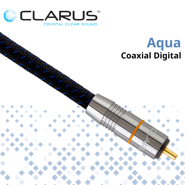 Clarus Aqua 數碼音頻線 (同軸) (單結晶超純銅鍍銀/PC-OCC) (1條)
