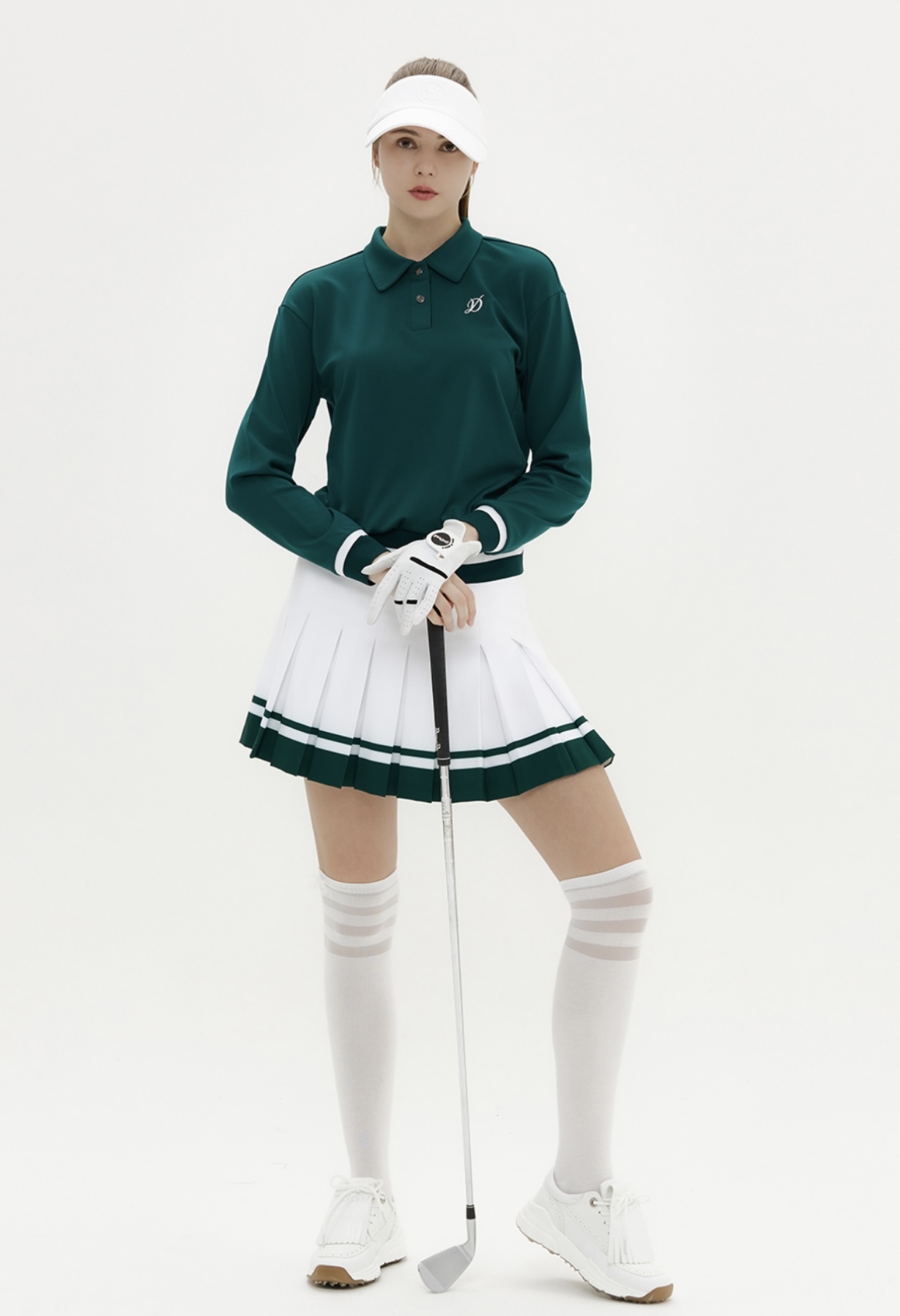 女 9M 韓國度維克高球品牌 5折起/優雅學院風格百褶短裙裙褲/高爾夫球裙 網球裙