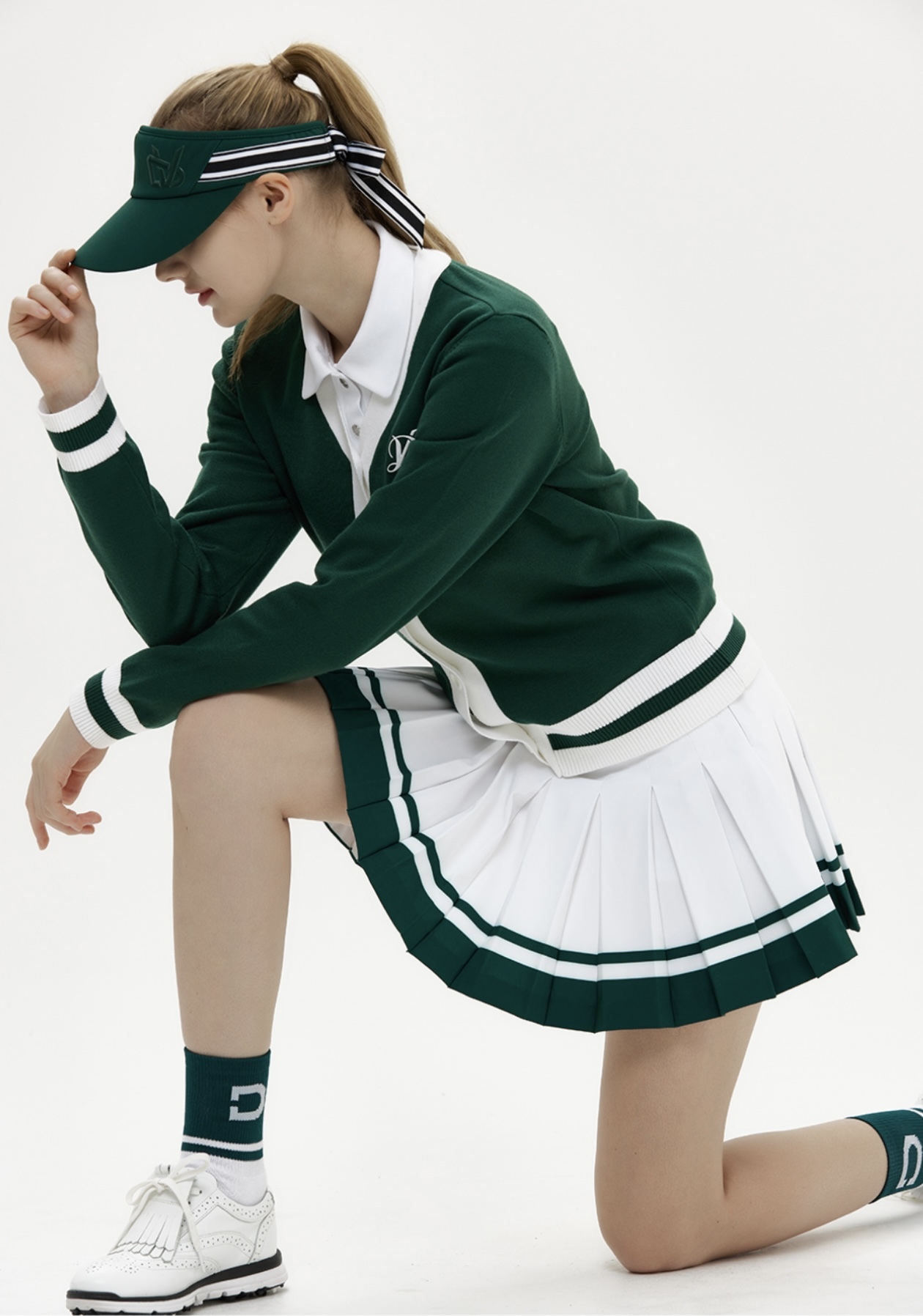 女 9M 韓國度維克高球品牌 5折起/優雅學院風格百褶短裙裙褲/高爾夫球裙 網球裙