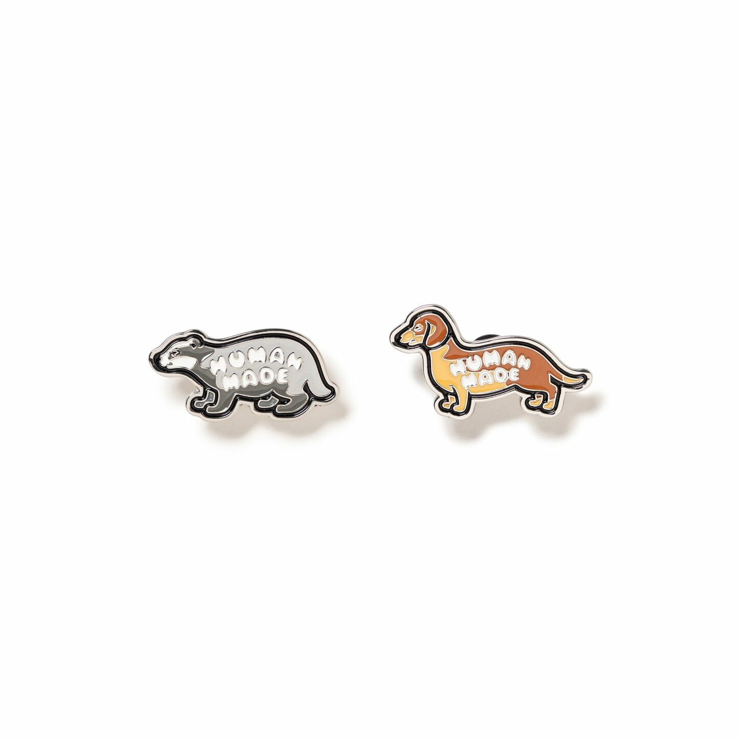 2023AW HUMAN MADE ANIMAL PINS SET #2 達克斯獵犬 別針 蜜獾 現貨