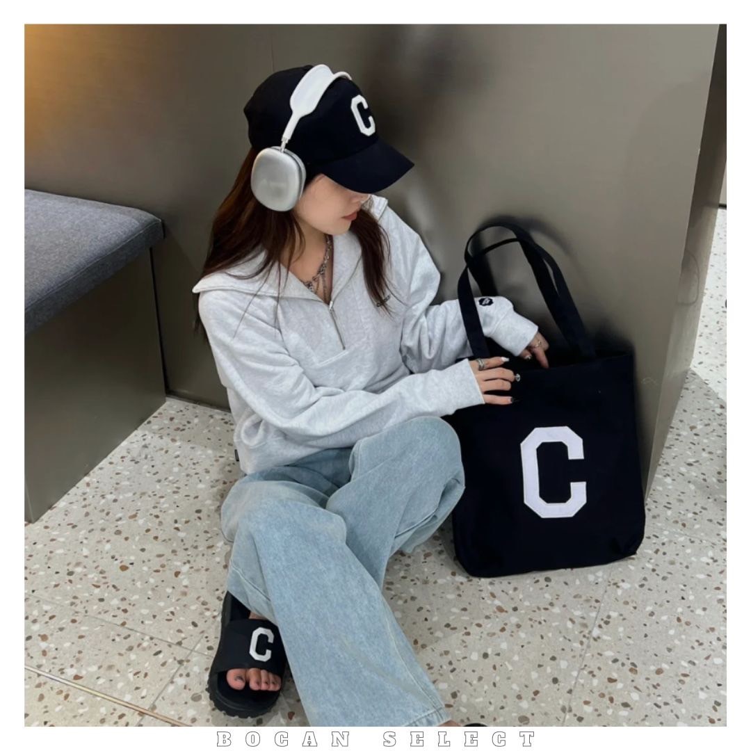 Covernat 帆布包(黑 / 奶油白)