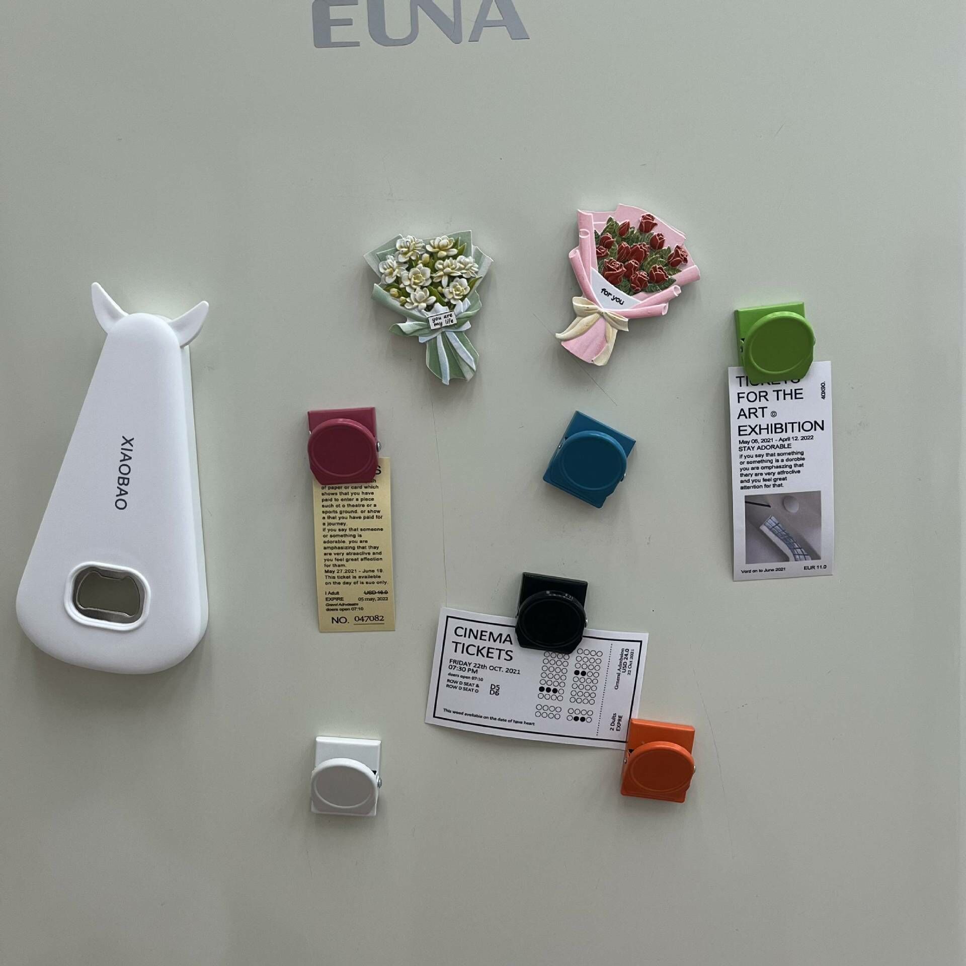 《3015》ins彩色冰箱迷你磁鐵夾