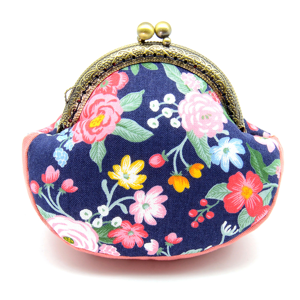 春分花彩口金零錢包(材料包)/個