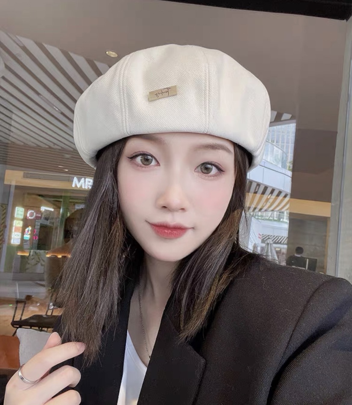 小鐵牌貝雷帽/四色