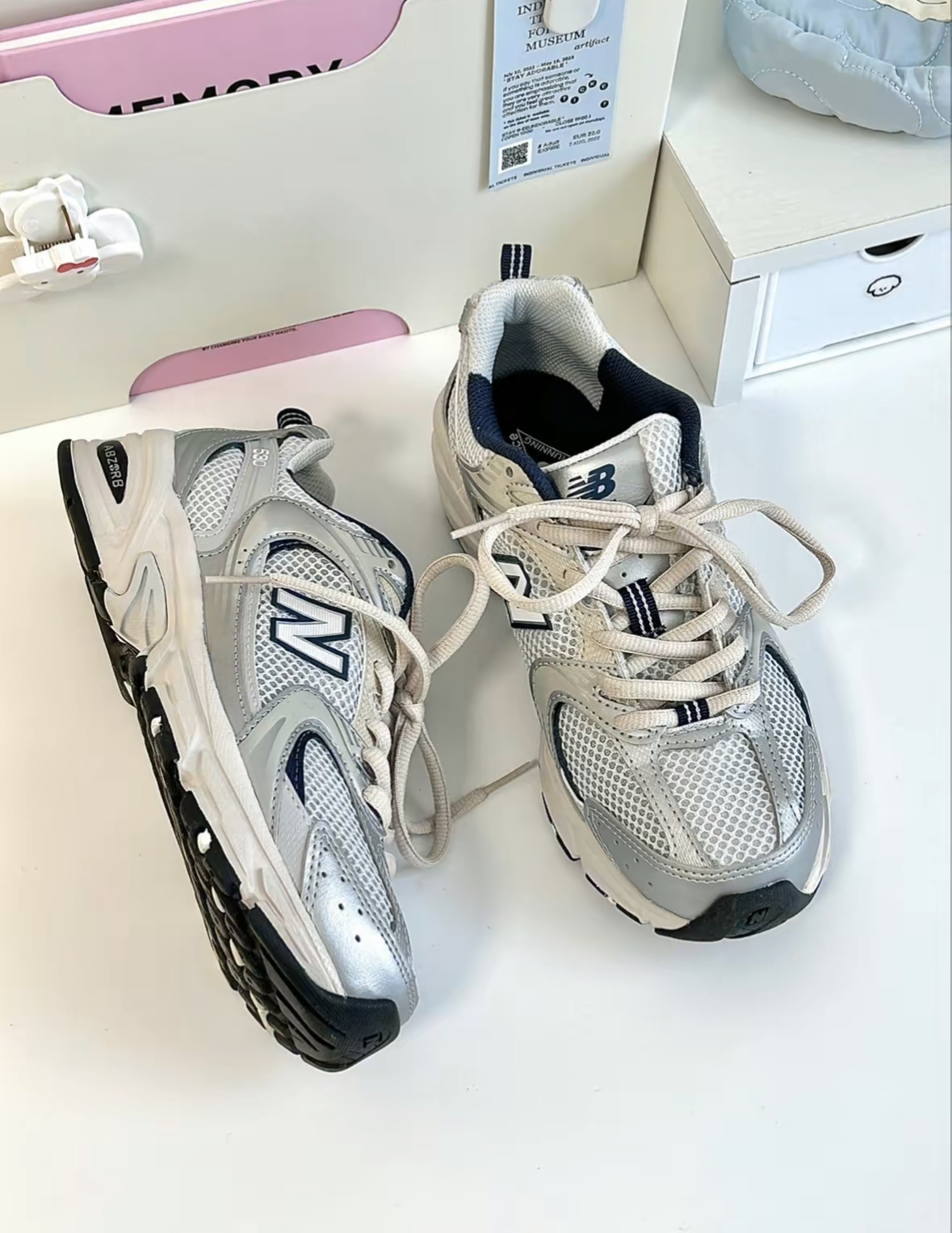 New Balance 530 NB530 灰銀色 銀色 奶油底 復古 慢跑鞋 男女款 情侶鞋 MR530KA/預購