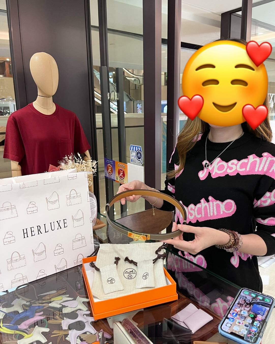 爽快靚靚嚟pick up Kelly belt🎉 還對L26 同L mini大象金有興趣❤️ 靚靚眼光一流👍 多謝你的信賴🫶 我哋會繼續提供更優質的服務與品質💪