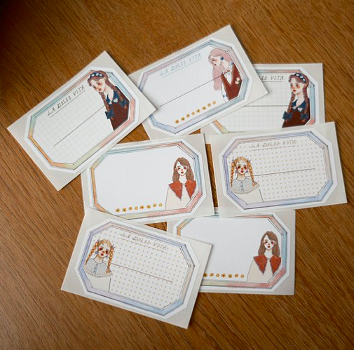 八角標籤貼紙 8張一組｜甜蜜生活