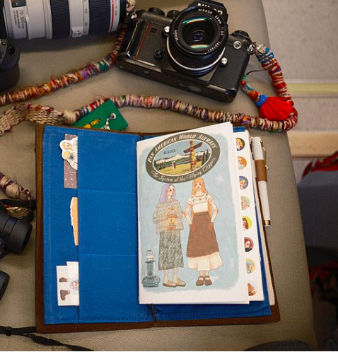 露營生活 拼貼厚紙筆記本 畫用紙｜甜蜜生活