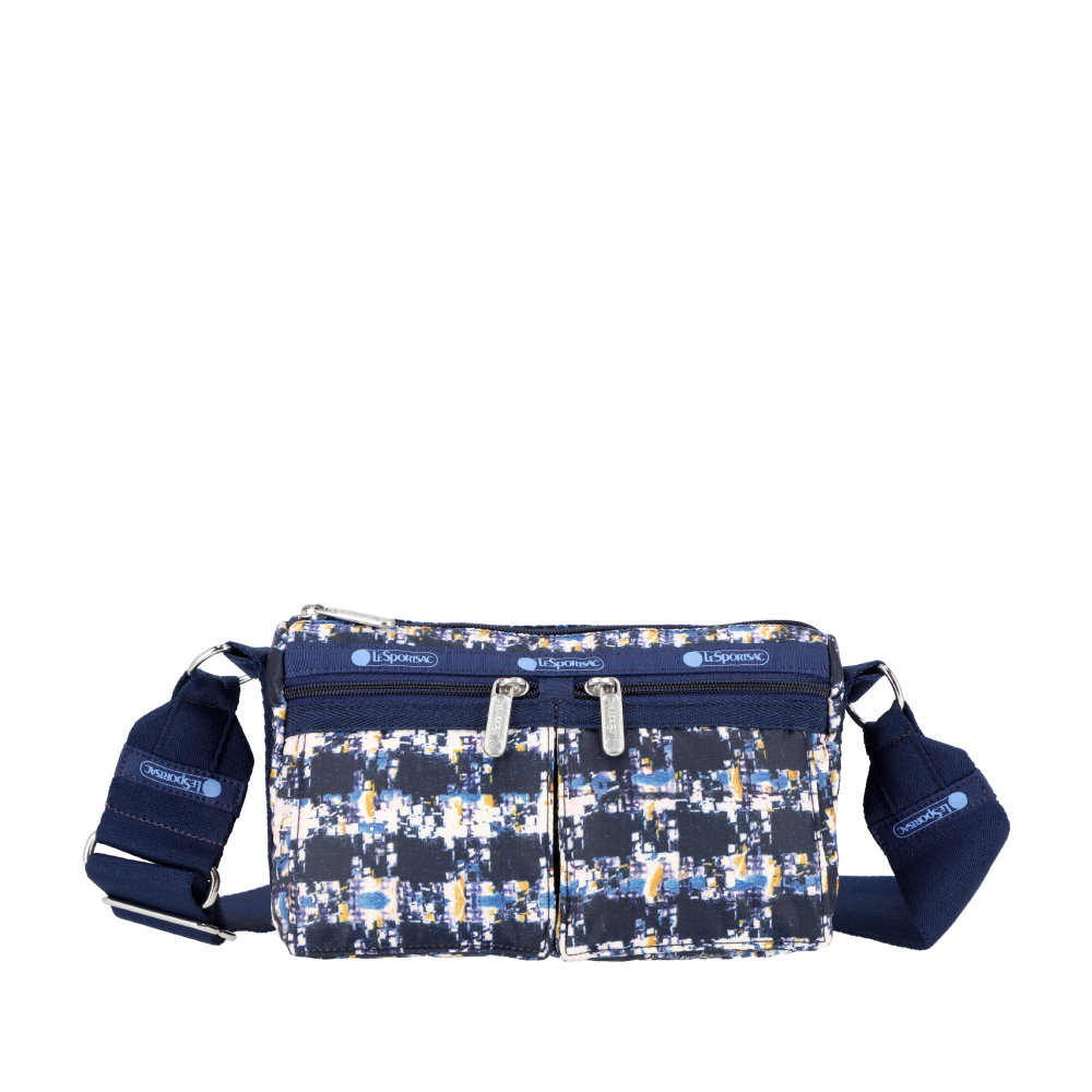 LeSportsac - E/W DOUBLE POCKET BAG 雙口袋肩背包 - 絢彩花呢