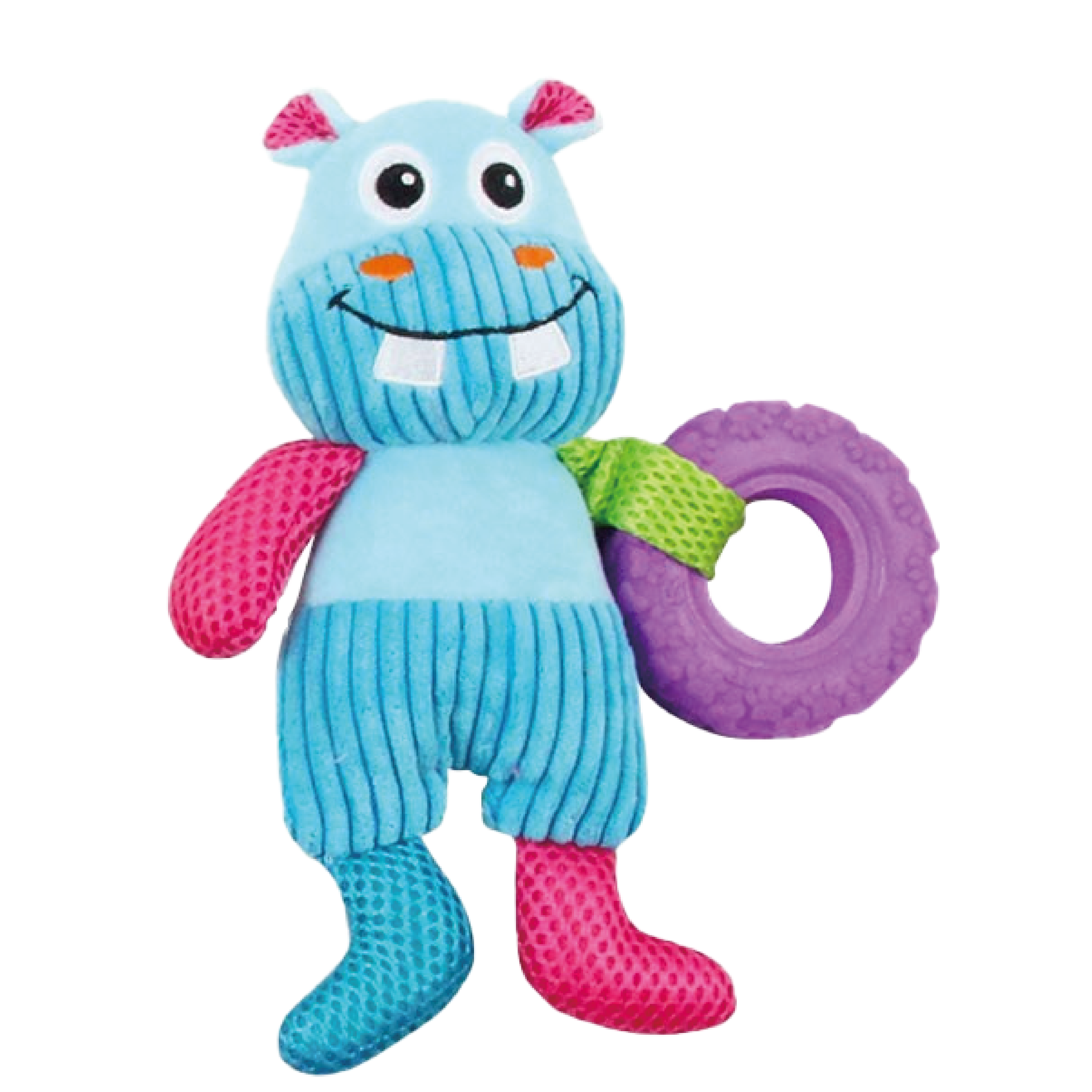 Pawise⎜游泳河馬狗玩具 (No.15046)