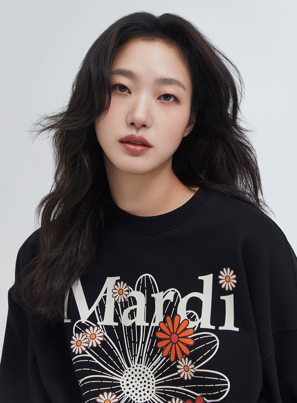 Mardi Mercredi】 SWEATSHIRT FLOWERMARDI BLOSSOM 7色入(HA