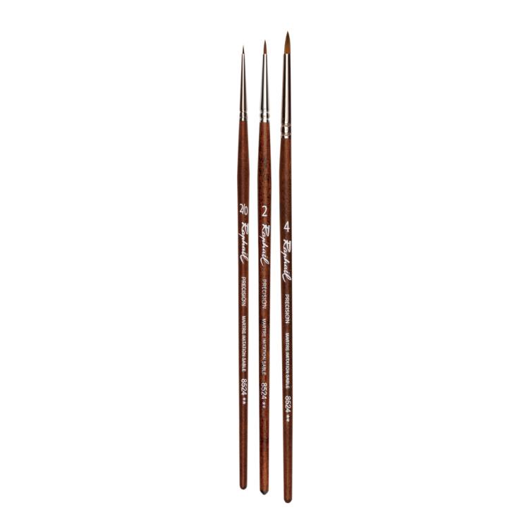法國 Raphael 拉斐爾 8524 PRECISION 超精細仿貂補筆用筆 2/0-4號