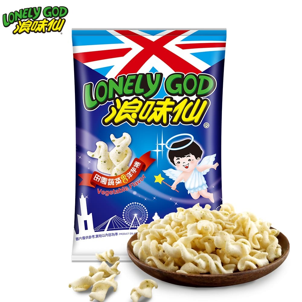 【浪味仙】浪味仙-田園蔬菜口味(洋芋捲) 95gx10包