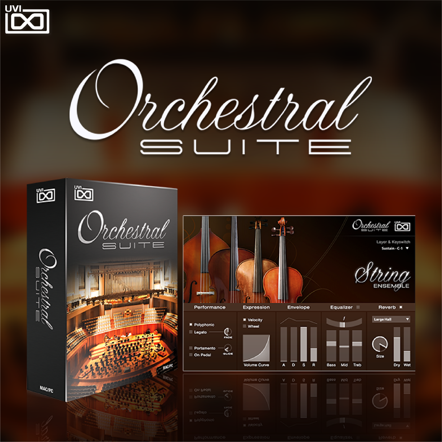 管弦樂音色套組 UVI Orchestral Suite Plugin (序號下載版)
