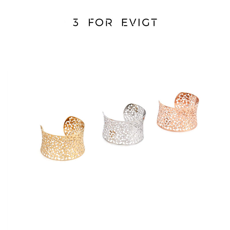 【3 For Evigt】原創設計 | Leaf 樹葉系列 ｜ 樹葉手鐲