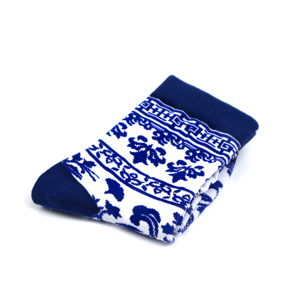 青花瓷・含苞待放｜童襪