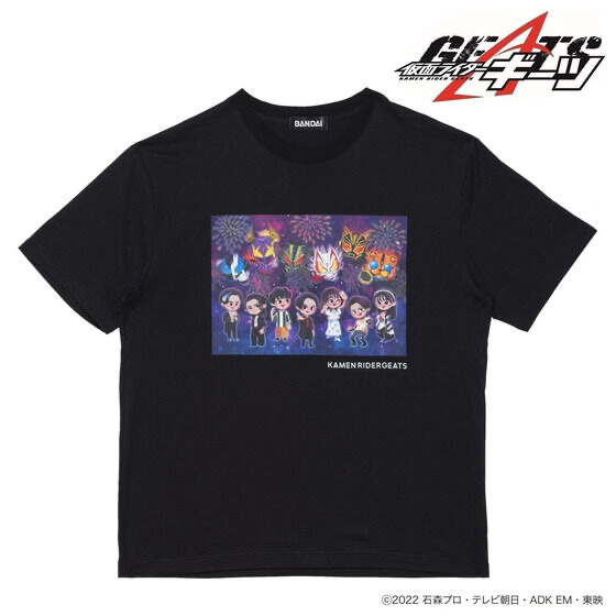 Pbandai 預訂2023/11月 仮面ライダーギーツ　デフォルメ　蓄光　Tシャツ　花火柄