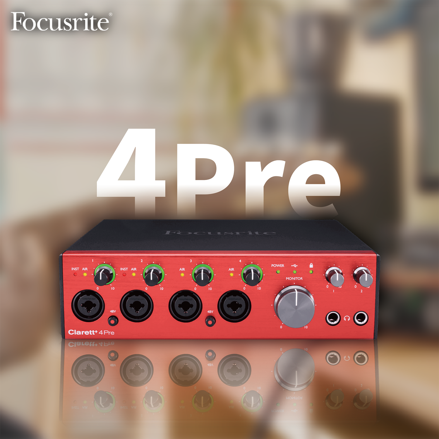 現貨庫存3年保固】Focusrite Clarett+ 4PRE 18In/8Out USB 錄音介面